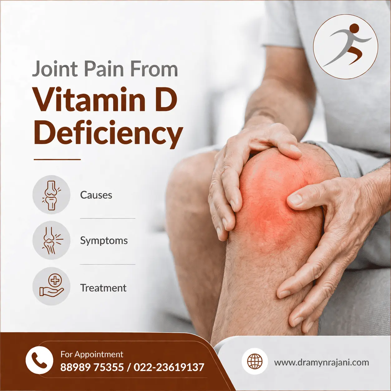 Joint Pain From Vitamin D Deficiency – Causes, Symptoms and Treatment