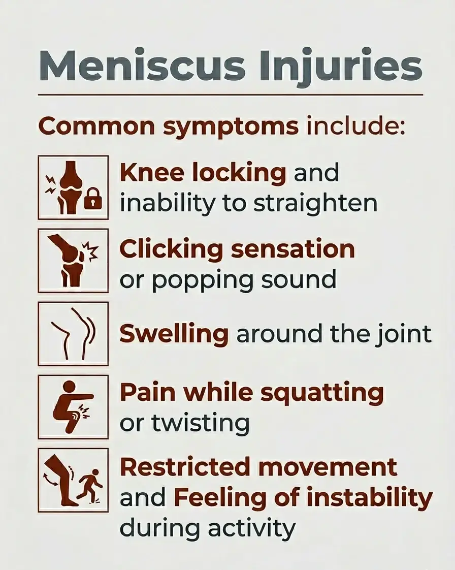 Meniscus Injuries Symptoms Dr. Rajani
