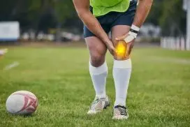 Rugby Knee Injury