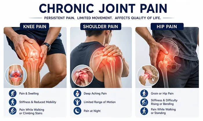 Chronic Joint Pain - knee, shoulder, hip pain Chronic Joint Pain - knee, shoulder, hip pain
