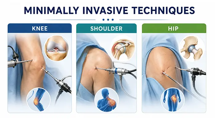 Minimally Invasive Techniques - knee, shoulder, hip Minimally Invasive Techniques - knee, shoulder, hip