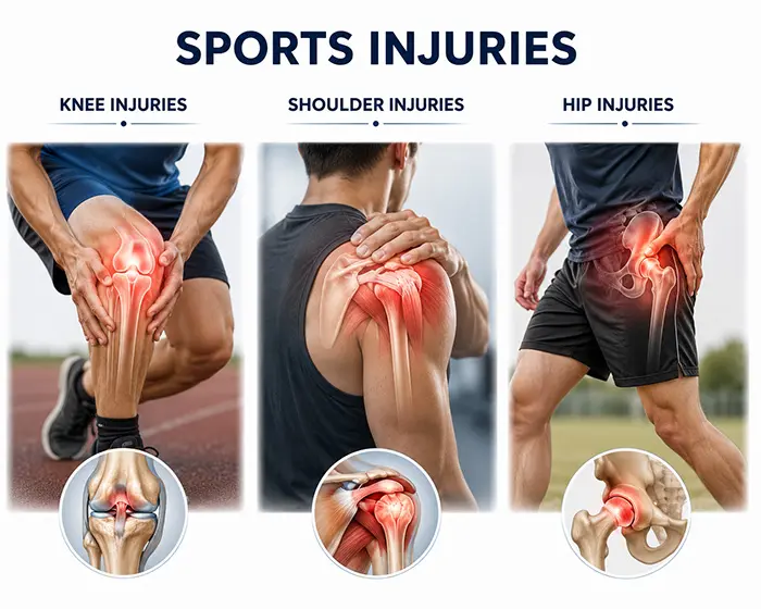 Sports Injuries - Knee, Shoulder, Hip Injuries Sports Injuries Knee Shoulder Hip Injuries