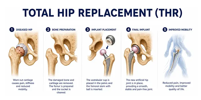 Total Hip Replacement (THR) Total Hip Replacement (THR)