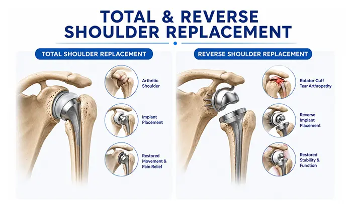 Total & Reverse Shoulder Replacement Total & Reverse Shoulder Replacement